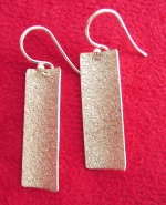 Rolled concave earrings